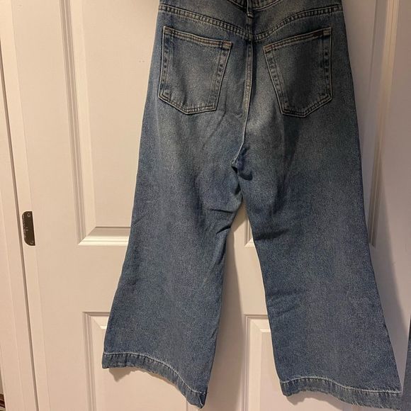 CHER wide leg ankle jeans size 28 - Picture 13 of 14